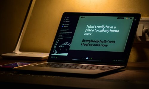 black and silver asus laptop computer
